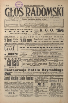 Głos Radomski, 1919, R. 4, nr 17