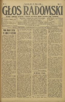 Głos Radomski, 1920, R. 4, nr 71