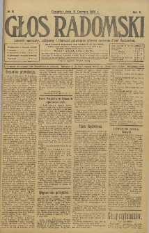 Głos Radomski, 1920, R. 4, nr 81