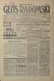 Głos Radomski, 1919, R. 4, nr 38