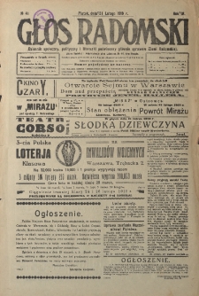 Głos Radomski, 1919, R. 4, nr 41