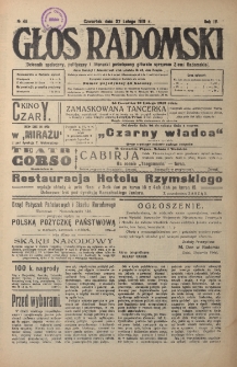 Głos Radomski, 1919, R. 4, nr 46
