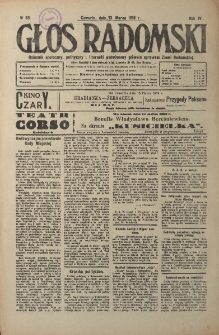Głos Radomski, 1919, R. 4, nr 58