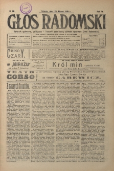 Głos Radomski, 1919, R. 4, nr 66