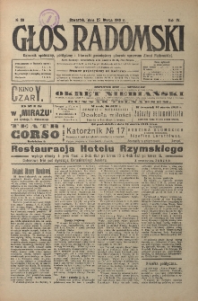 Głos Radomski, 1919, R. 4, nr 69
