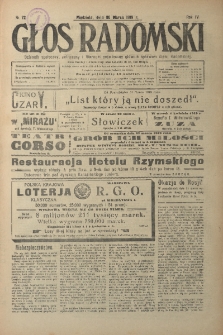 Głos Radomski, 1919, R. 4, nr 72
