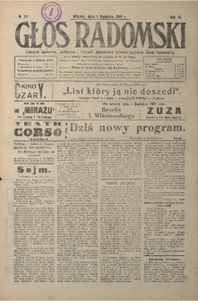 Głos Radomski, 1919, R. 4, nr 73
