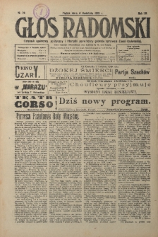 Głos Radomski, 1919, R. 4, nr 76