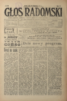 Głos Radomski, 1919, R. 4, nr 86