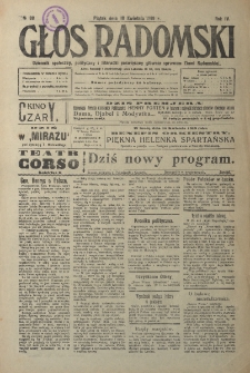 Głos Radomski, 1919, R. 4, nr 88