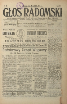 Głos Radomski, 1919, R. 4, nr 89