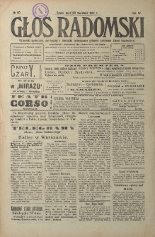 Głos Radomski, 1919, R. 4, nr 90
