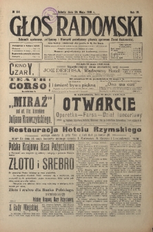 Głos Radomski, 1919, R. 4, nr 114