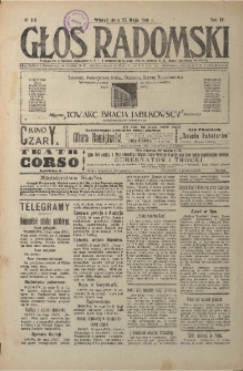Głos Radomski, 1919, R. 4, nr 116