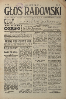 Głos Radomski, 1919, R. 4, nr 119