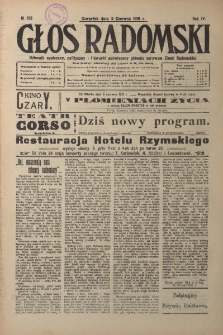 Głos Radomski, 1919, R. 4, nr 123