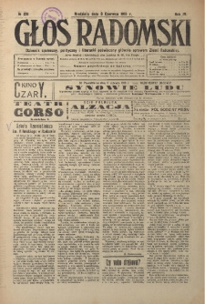 Głos Radomski, 1919, R. 4, nr 126