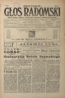 Głos Radomski, 1919, R. 4, nr 127