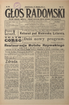 Głos Radomski, 1919, R. 4, nr 134
