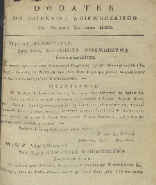 Dziennik Urzędowy Województwa Sandomierskiego, 1820, nr 51, dod.