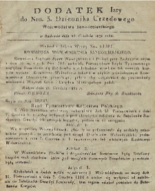Dziennik Urzędowy Województwa Sandomierskiego, 1830, nr 3, dod. I