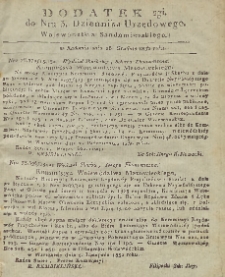 Dziennik Urzędowy Województwa Sandomierskiego, 1830, nr 3, dod. II