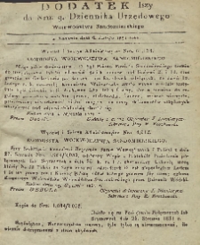 Dziennik Urzędowy Województwa Sandomierskiego, 1831, nr 9, dod. I