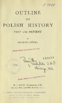 Outline of Polish history : past and present