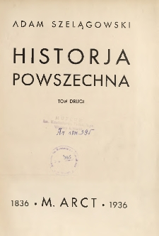 Historja powszechna T. 2