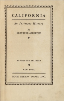 California : An intimate history