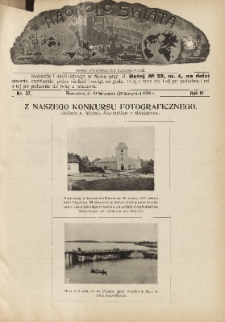 Naokoło Świata : pismo tygodniowe ilustrowane, poświęcone opisom ziem, ludów, podróży, zjawisk przyrody i wynalazków, 1904, R. III, nr 37