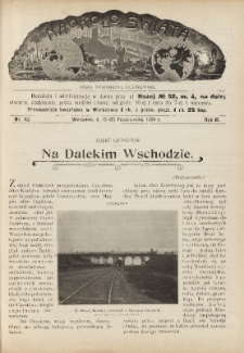 Naokoło Świata : pismo tygodniowe ilustrowane, poświęcone opisom ziem, ludów, podróży, zjawisk przyrody i wynalazków, 1904, R. III, nr 42