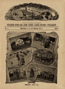 Naokoło Świata : pismo tygodniowe ilustrowane, poświęcone opisom ziem, ludów, podróży, zjawisk przyrody i wynalazków, 1902, R. I, nr 5