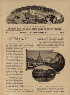 Naokoło Świata : pismo tygodniowe ilustrowane, poświęcone opisom ziem, ludów, podróży, zjawisk przyrody i wynalazków, 1902, R. I, nr 7