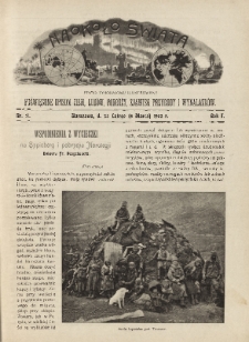 Naokoło Świata : pismo tygodniowe ilustrowane, poświęcone opisom ziem, ludów, podróży, zjawisk przyrody i wynalazków, 1902, R. I, nr 11
