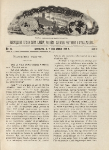 Naokoło Świata : pismo tygodniowe ilustrowane, poświęcone opisom ziem, ludów, podróży, zjawisk przyrody i wynalazków, 1902, R. I, nr 13