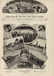 Naokoło Świata : pismo tygodniowe ilustrowane, poświęcone opisom ziem, ludów, podróży, zjawisk przyrody i wynalazków, 1902, R. I, nr 22