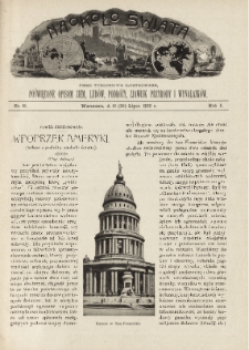 Naokoło Świata : pismo tygodniowe ilustrowane, poświęcone opisom ziem, ludów, podróży, zjawisk przyrody i wynalazków, 1902, R. I, nr 31