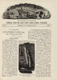 Naokoło Świata : pismo tygodniowe ilustrowane, poświęcone opisom ziem, ludów, podróży, zjawisk przyrody i wynalazków, 1902, R. I, nr 35