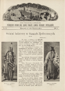 Naokoło Świata : pismo tygodniowe ilustrowane, poświęcone opisom ziem, ludów, podróży, zjawisk przyrody i wynalazków, 1902, R. I, nr 39