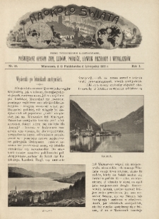 Naokoło Świata : pismo tygodniowe ilustrowane, poświęcone opisom ziem, ludów, podróży, zjawisk przyrody i wynalazków, 1902, R. I, nr 45