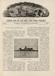 Naokoło Świata : pismo tygodniowe ilustrowane, poświęcone opisom ziem, ludów, podróży, zjawisk przyrody i wynalazków, 1902, R. I, nr 46