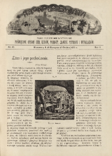 Naokoło Świata : pismo tygodniowe ilustrowane, poświęcone opisom ziem, ludów, podróży, zjawisk przyrody i wynalazków, 1902, R. I, nr 50