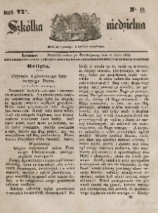 Szkółka niedzielna : pismo czasowe poświęcone włościanom,1842, R. 6, nr 19