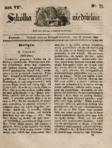 Szkółka niedzielna : pismo czasowe poświęcone włościanom,1842, R. 6, nr 25