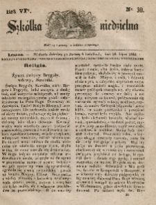 Szkółka niedzielna : pismo czasowe poświęcone włościanom,1842, R. 6, nr 30