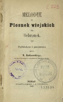 Melodye do piosenek wiejskich dla ochronek