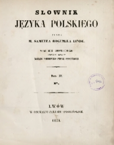 Słownik języka polskiego T. 4. P