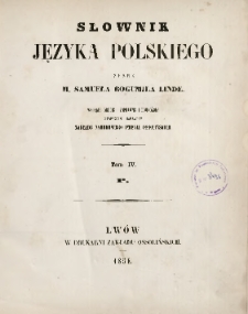 Słownik języka polskiego T. 4. P