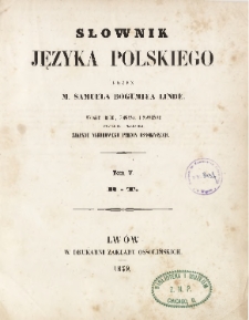Słownik języka polskiego T. 5. R - T